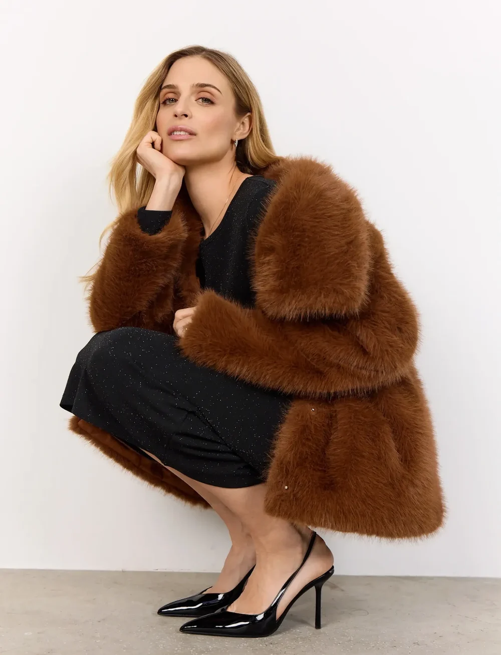 Soyaconcept - SC-NAIDA - fuskepels - 8710 toffee - 0