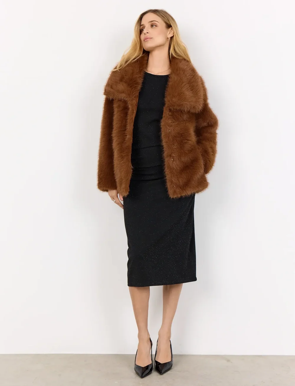 Soyaconcept - SC-NAIDA - fuskepels - 8710 toffee - 3