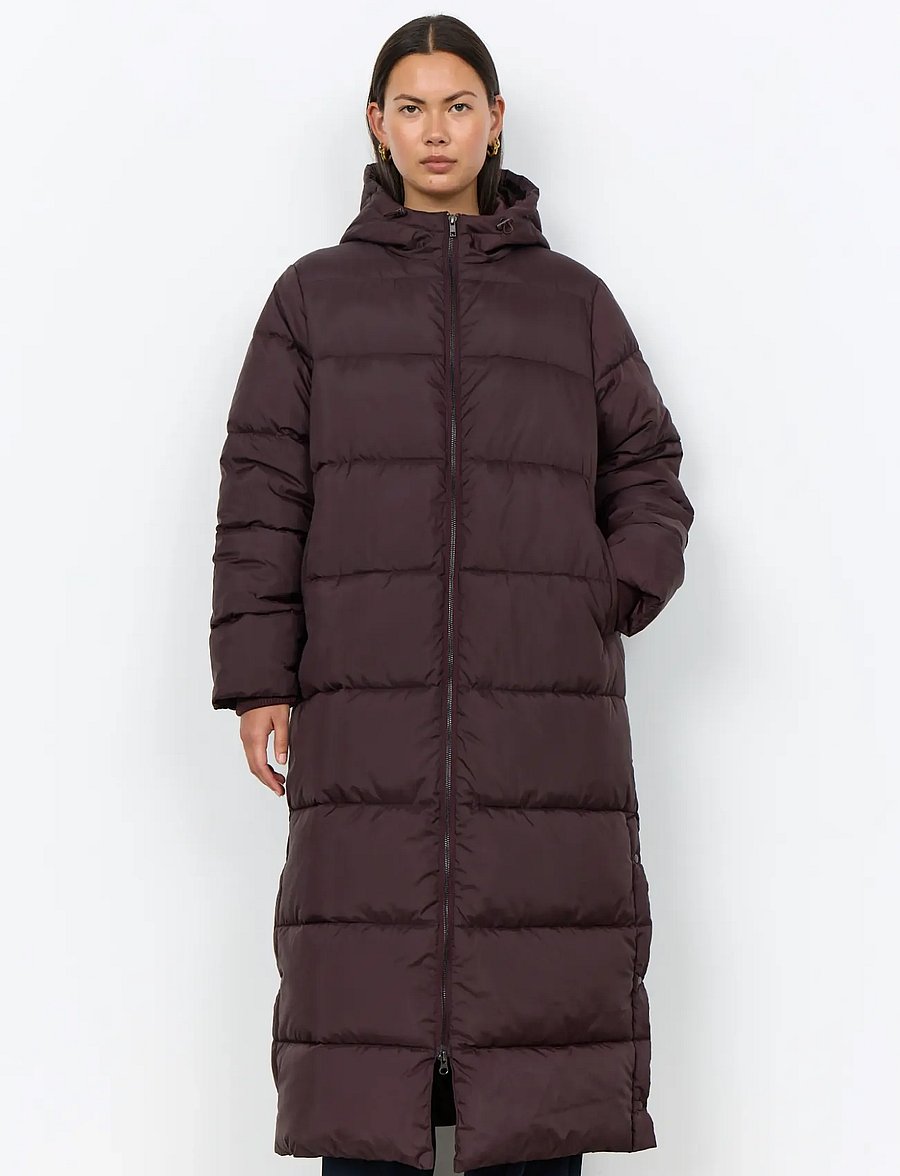 Soyaconcept - SC-SORINE - winter jackets - 8980 chocolate plum - 0
