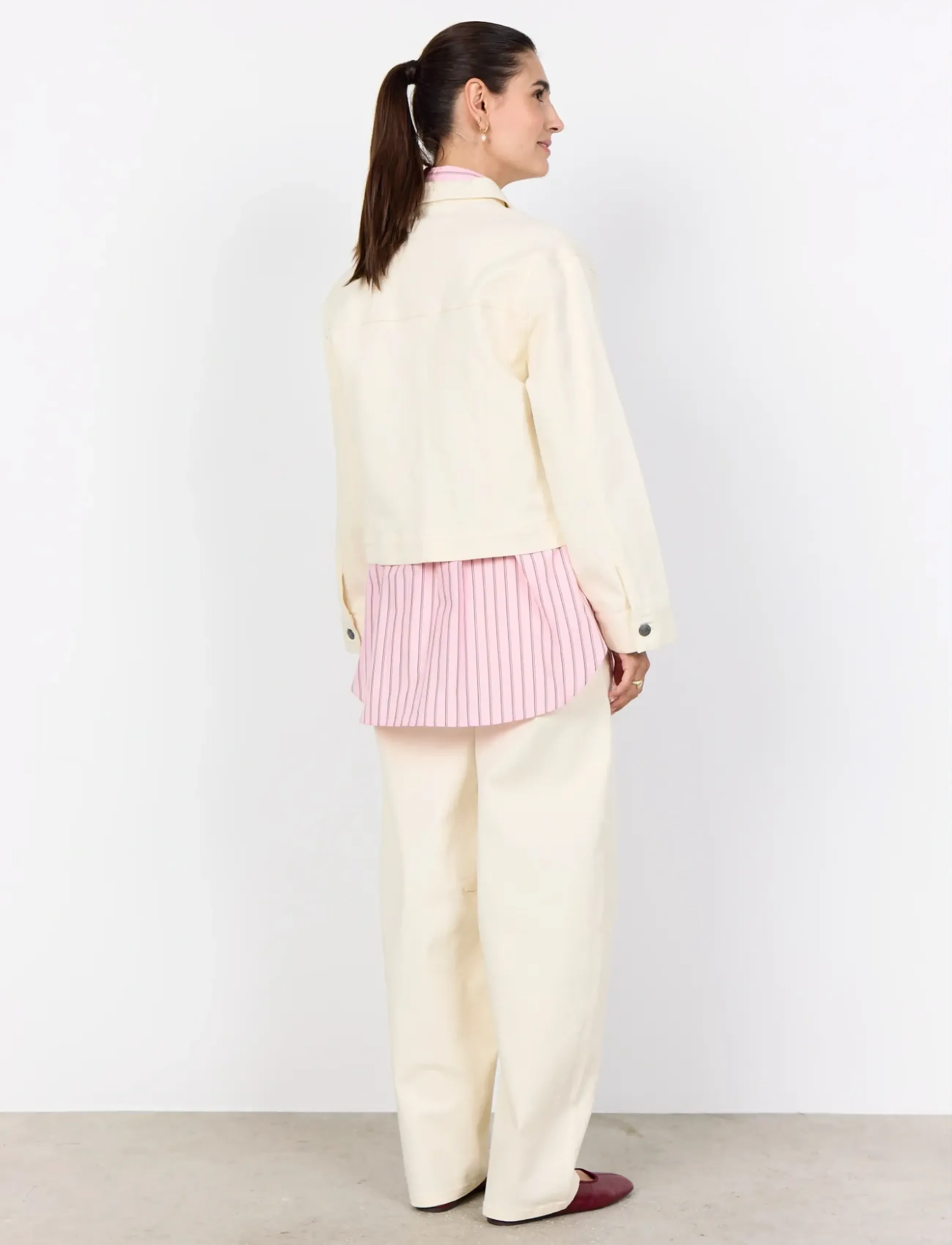 Soyaconcept - SC-BESS - denim jackets - 1620 cream - 3