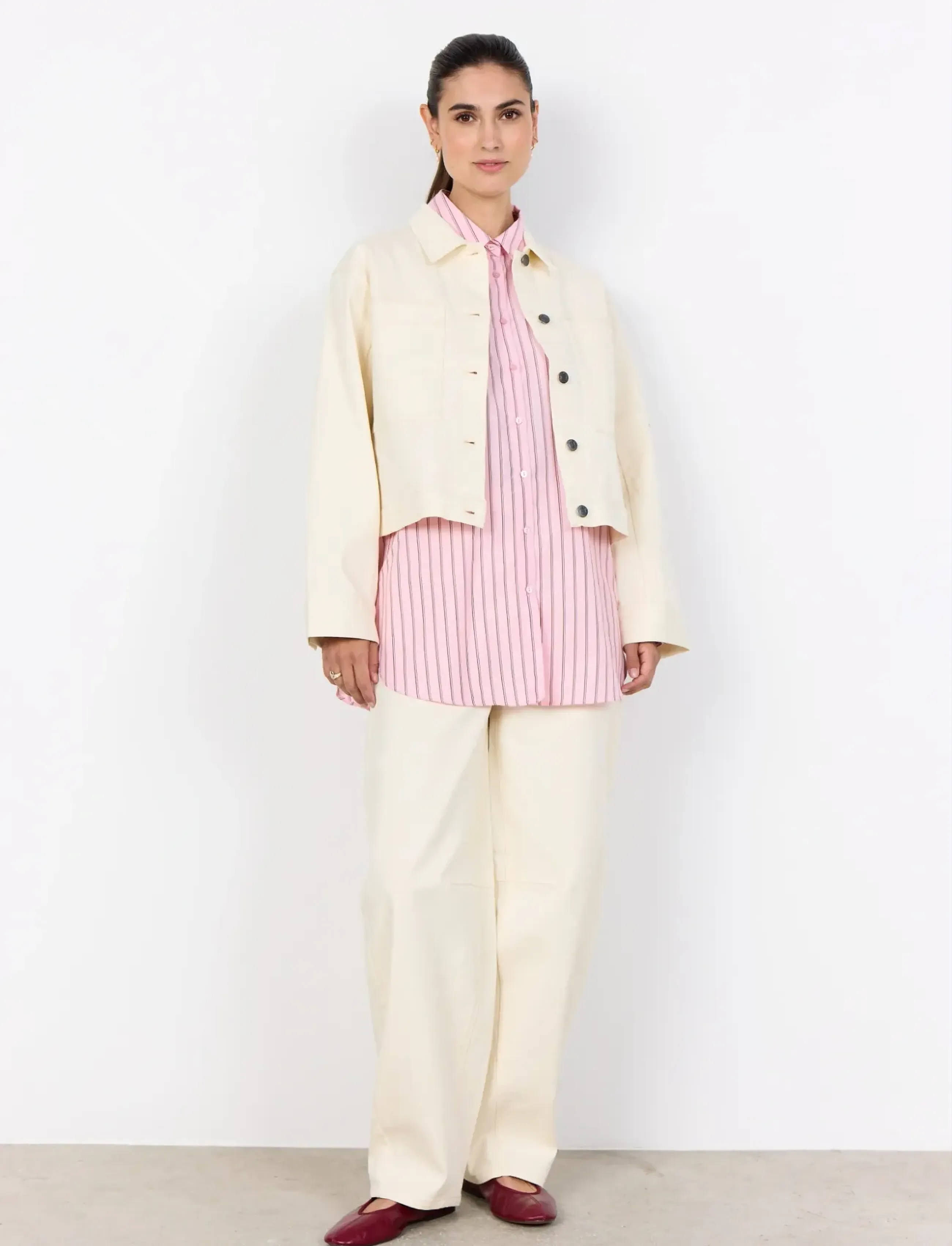 Soyaconcept - SC-BESS - denim jackets - 1620 cream - 4