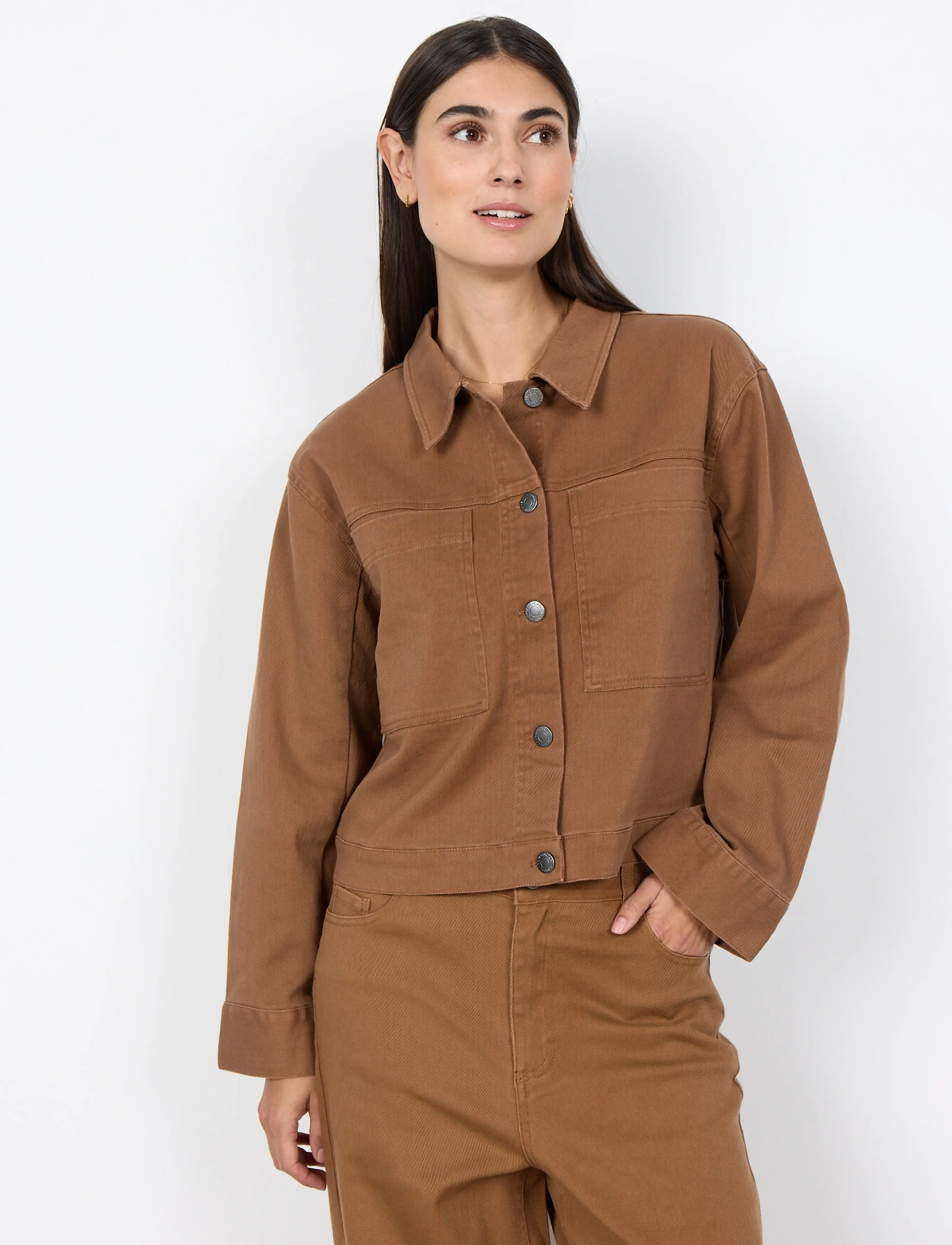 Soyaconcept Sc-Bess, XL, Brown, Jakker > Denim, Dame