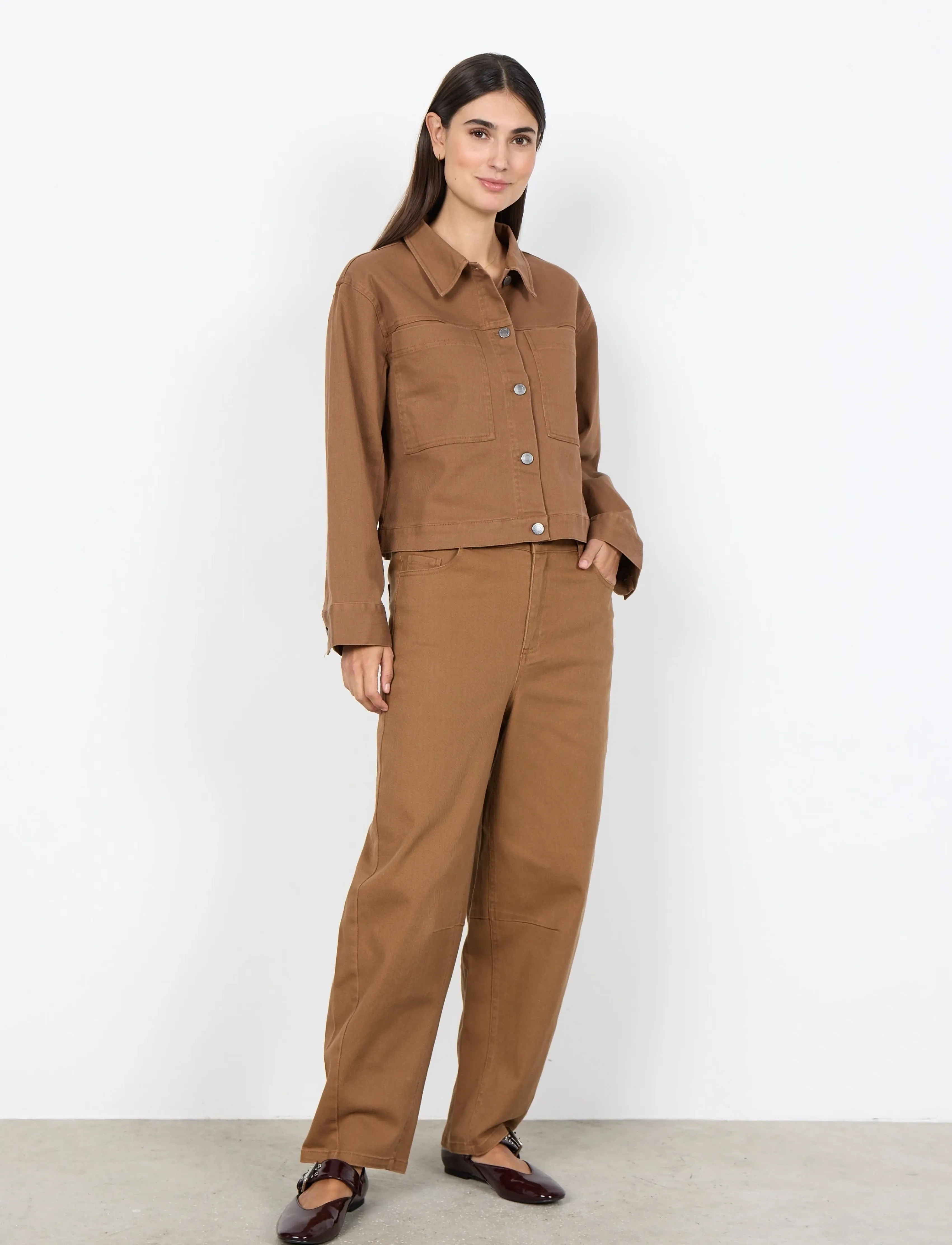 Soyaconcept - SC-BESS - jeansjacken - 8710 toffee - 3