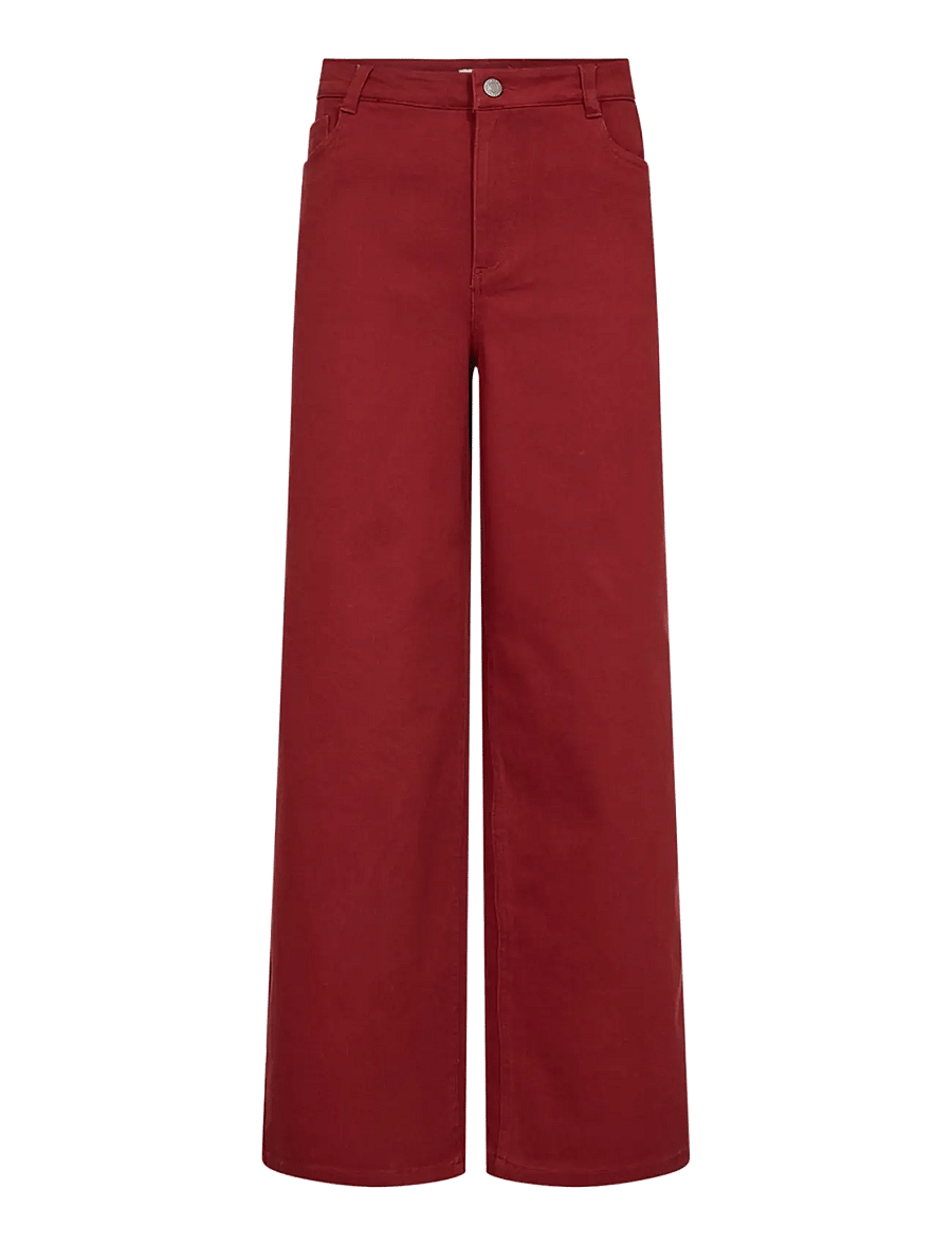 Soyaconcept - SC-BESS - hosen mit weitem bein - 4495 madder brown - 0