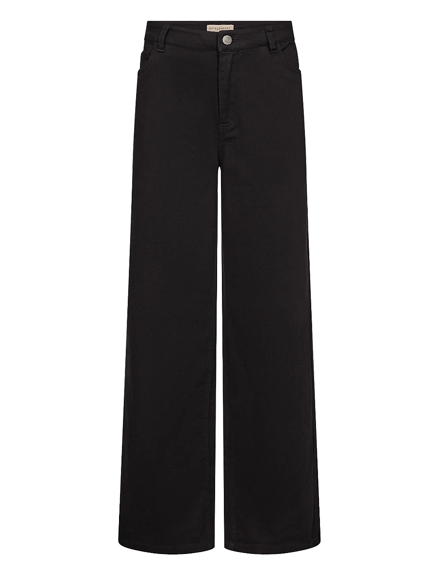 Soyaconcept - SC-BESS - hosen mit weitem bein - 9999 black - 1