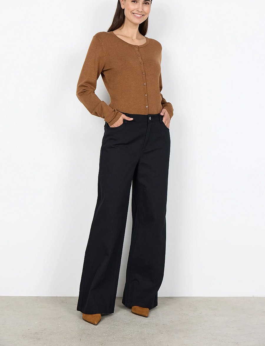 Soyaconcept - SC-BESS - szerokie dżinsy - 9999 black - 0