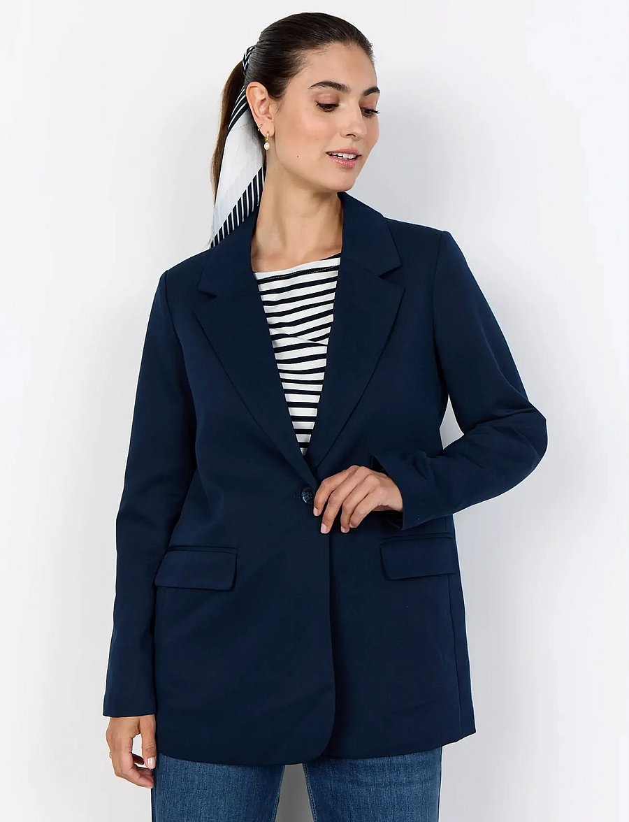 Soyaconcept - SC-BETH - single breasted blazers - 6910 navy - 0