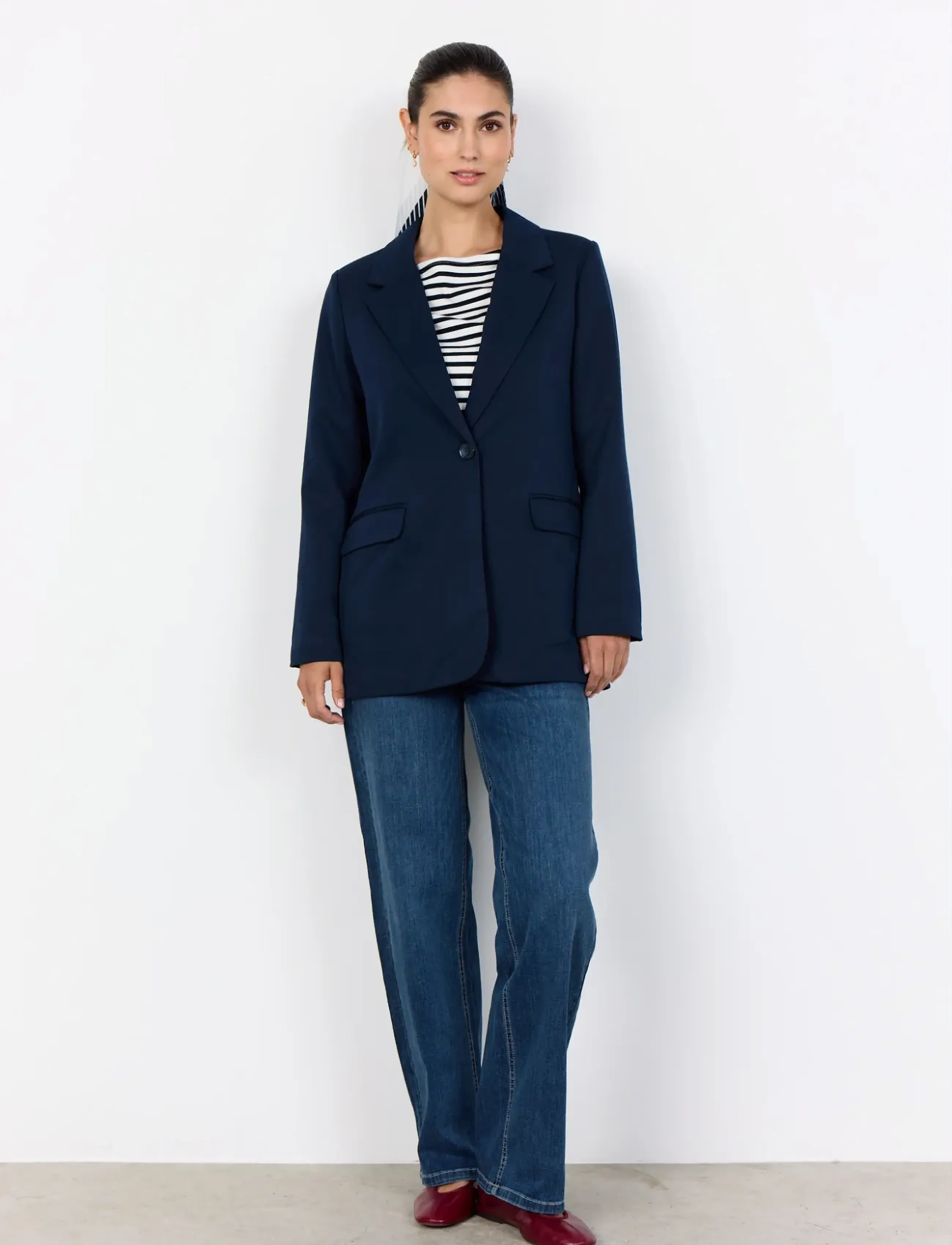 Soyaconcept - SC-BETH - enkelknäppta kavajer - 6910 navy - 4