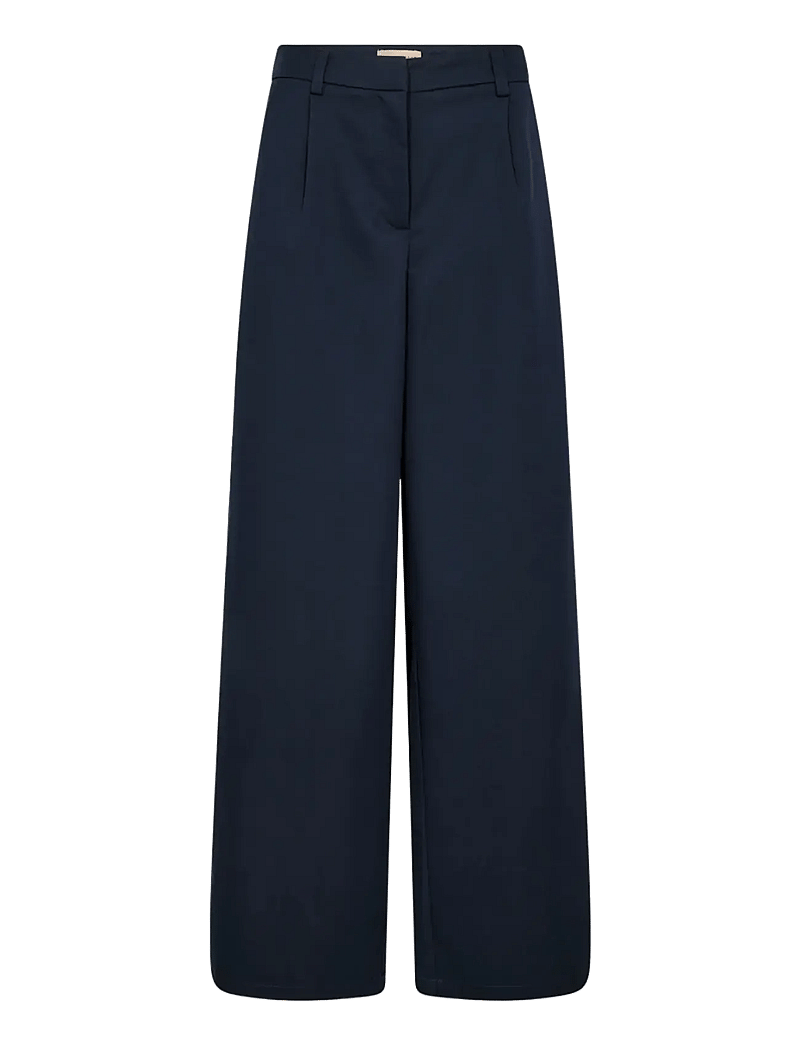 Soyaconcept - SC-BETH - bukser med brede ben - 6910 navy - 1
