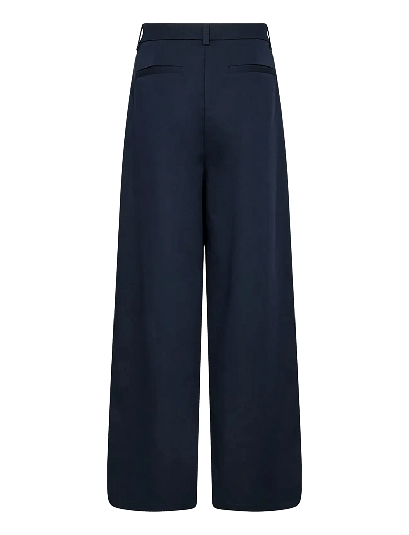 Soyaconcept - SC-BETH - bukser med brede ben - 6910 navy - 2