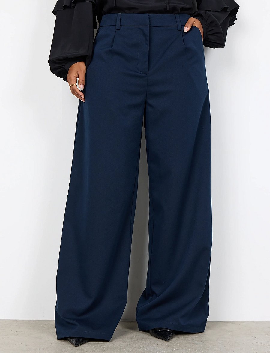 Soyaconcept - SC-BETH - hosen mit weitem bein - 6910 navy - 3
