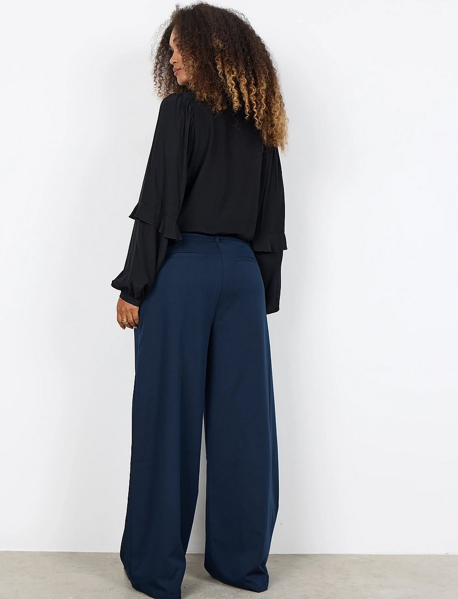 Soyaconcept - SC-BETH - hosen mit weitem bein - 6910 navy - 4