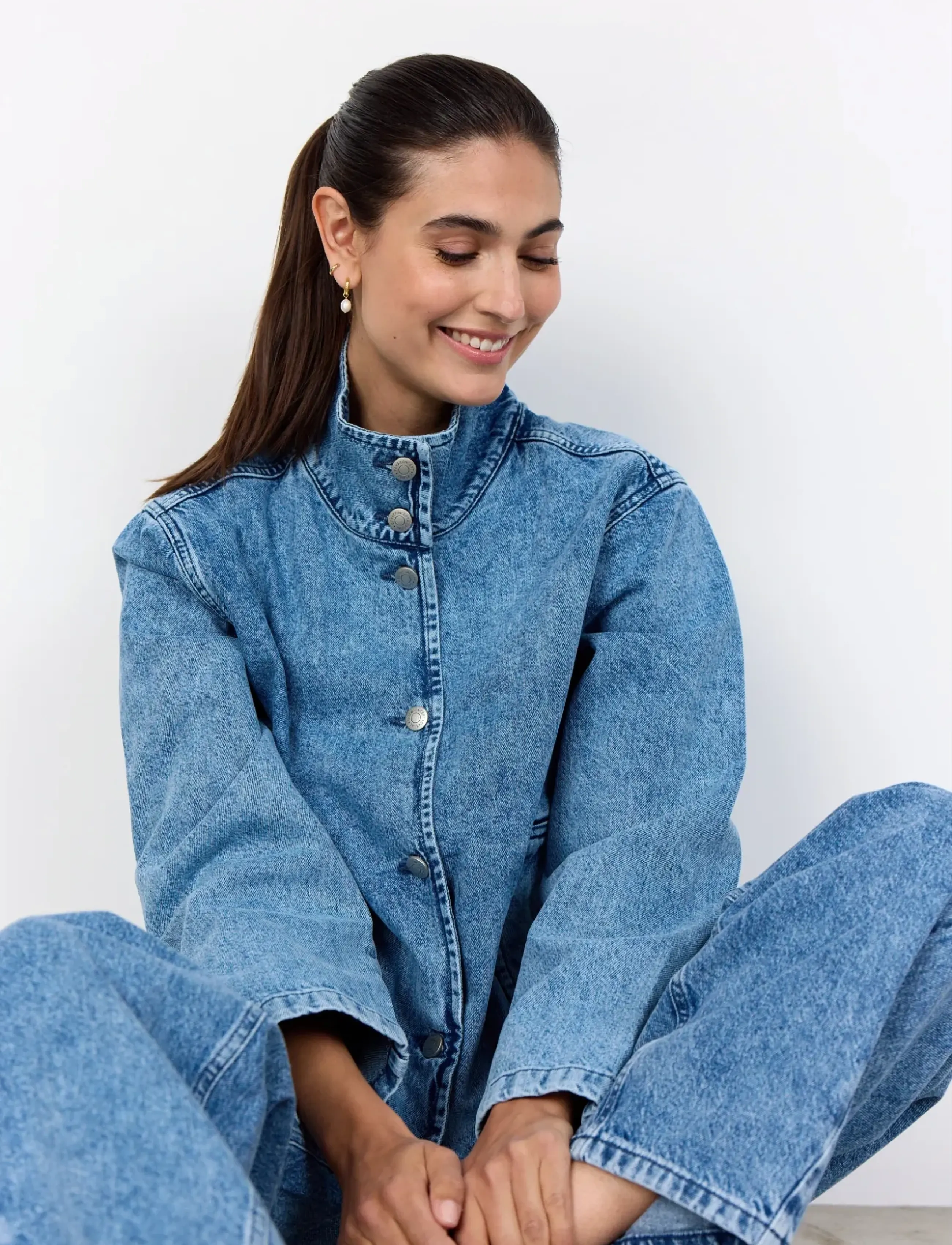 Soyaconcept Sc-Dolores, Damen, Jeansjacke, Blau, Gr.M