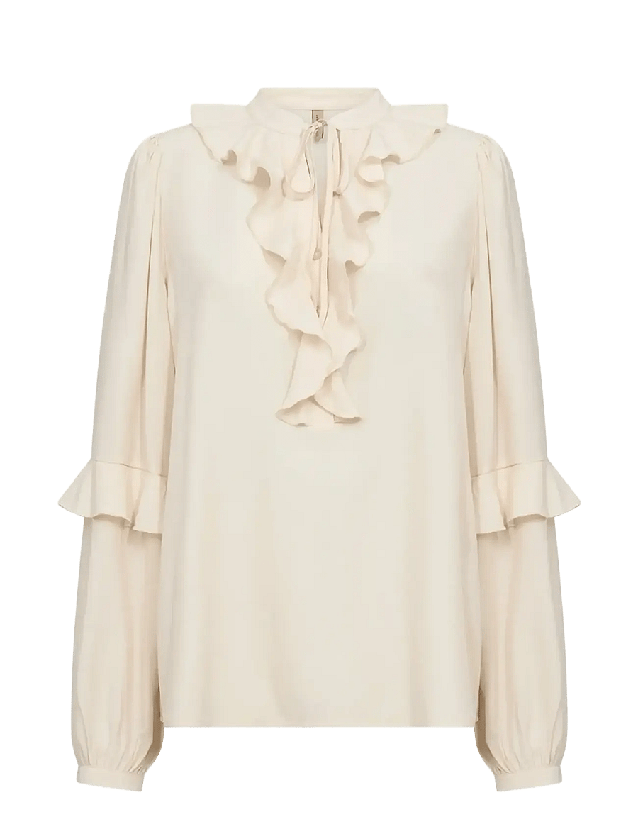 Soyaconcept - SC-BARBEL - blūzes ar garām piedurknēm - 1620 cream - 1