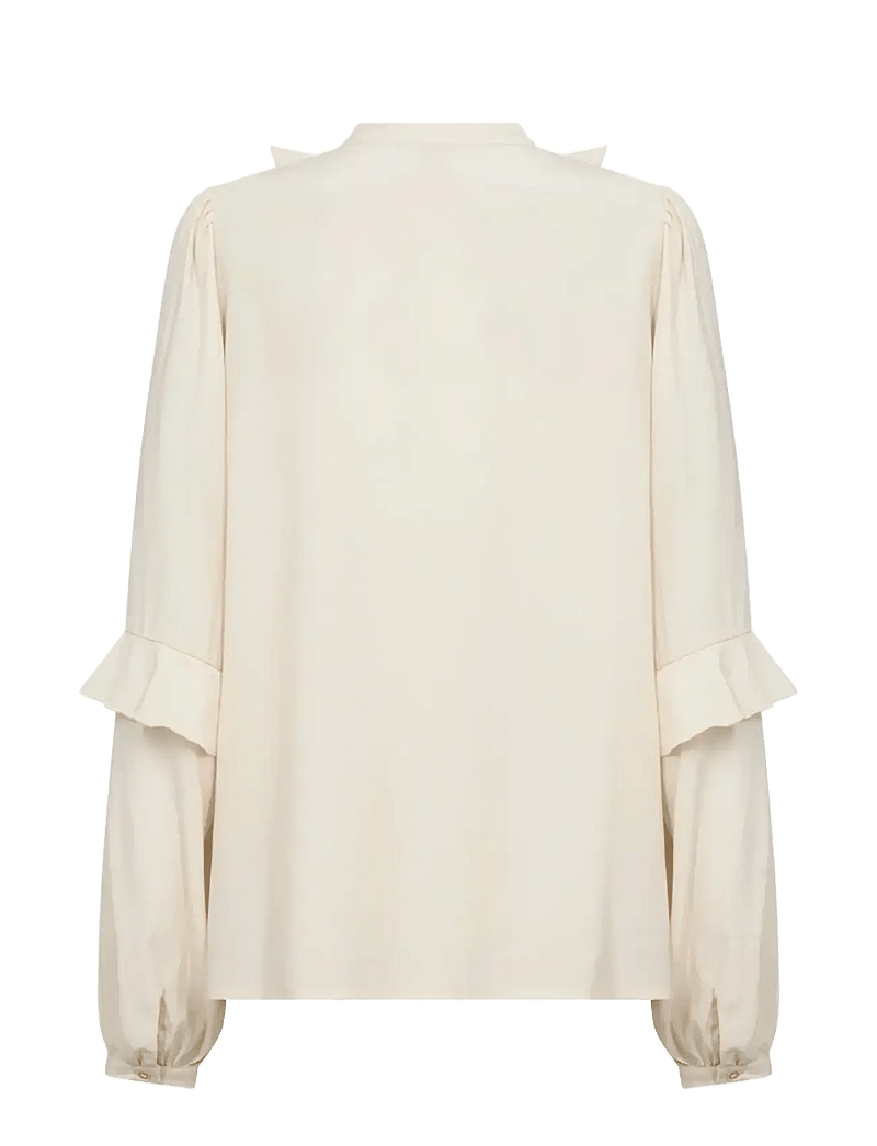 Soyaconcept - SC-BARBEL - langærmede bluser - 1620 cream - 2