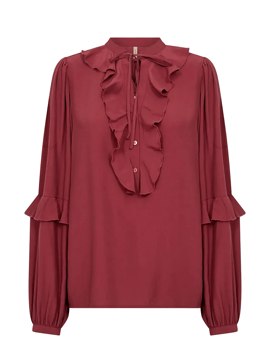 Soyaconcept - SC-BARBEL - palaidinės ilgomis rankovėmis - 4470 dk. red - 1