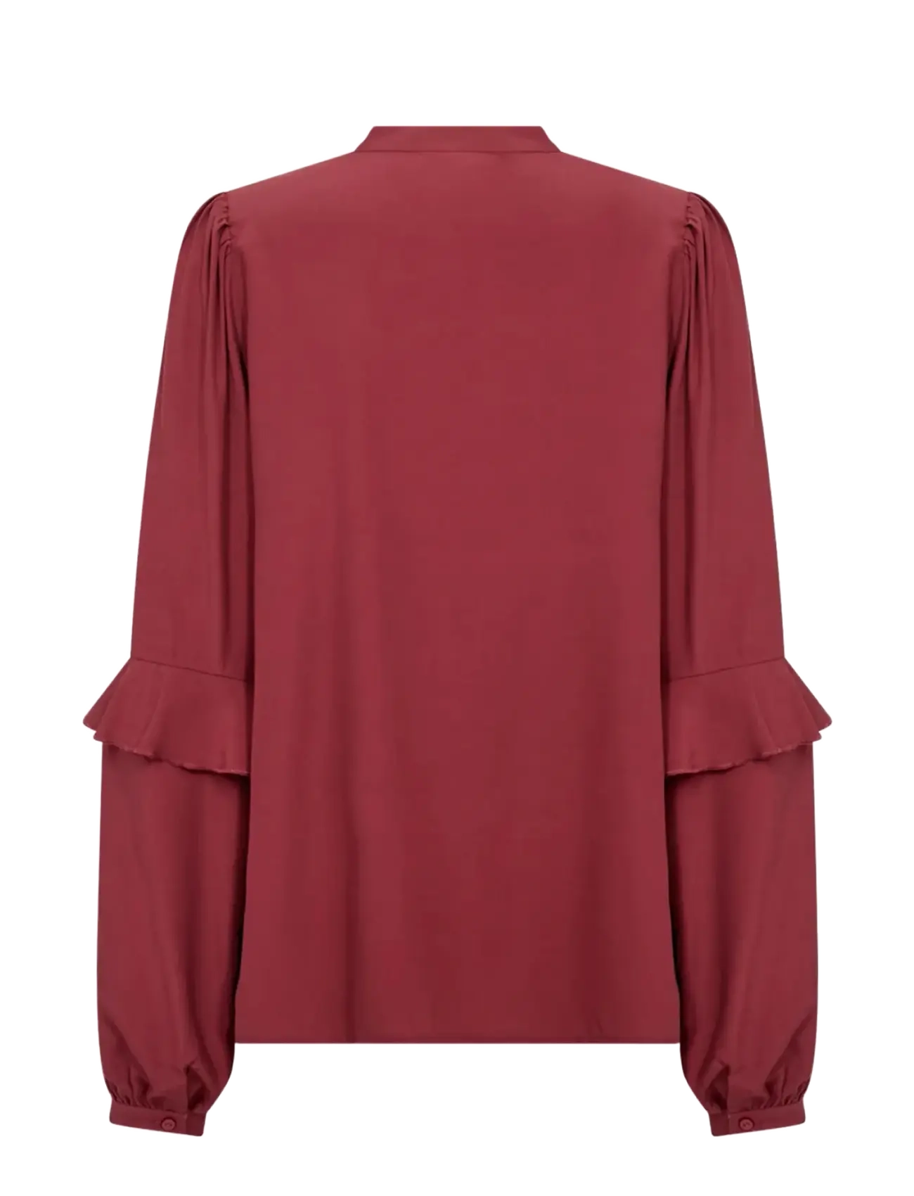 Soyaconcept - SC-BARBEL - long sleeved blouses - 4470 dk. red - 2