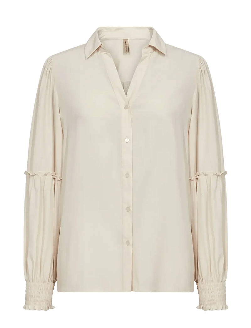 Soyaconcept - SC-BARBEL - langärmlige hemden - 1620 cream - 1