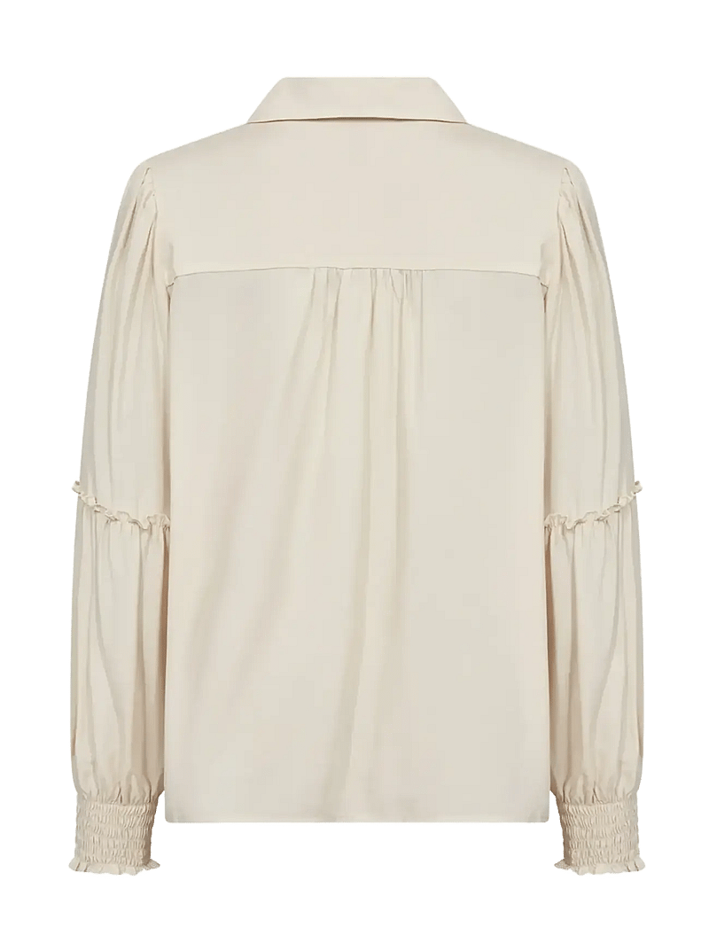 Soyaconcept - SC-BARBEL - langärmlige hemden - 1620 cream - 2