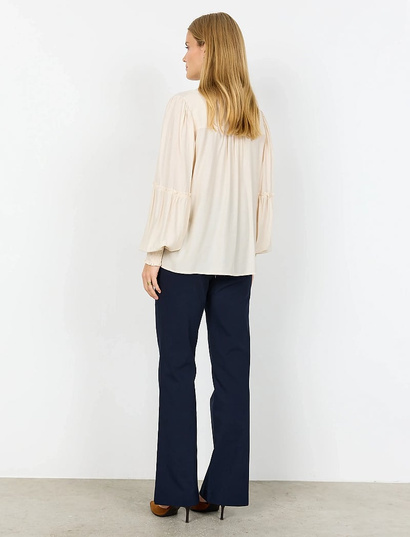 Soyaconcept - SC-BARBEL - langärmlige hemden - 1620 cream - 4