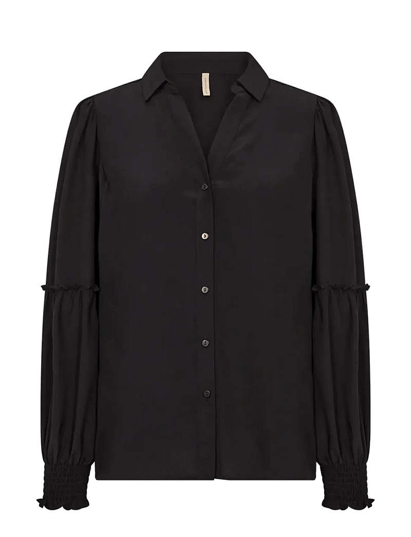 Soyaconcept - SC-BARBEL - langärmlige hemden - 9999 black - 1