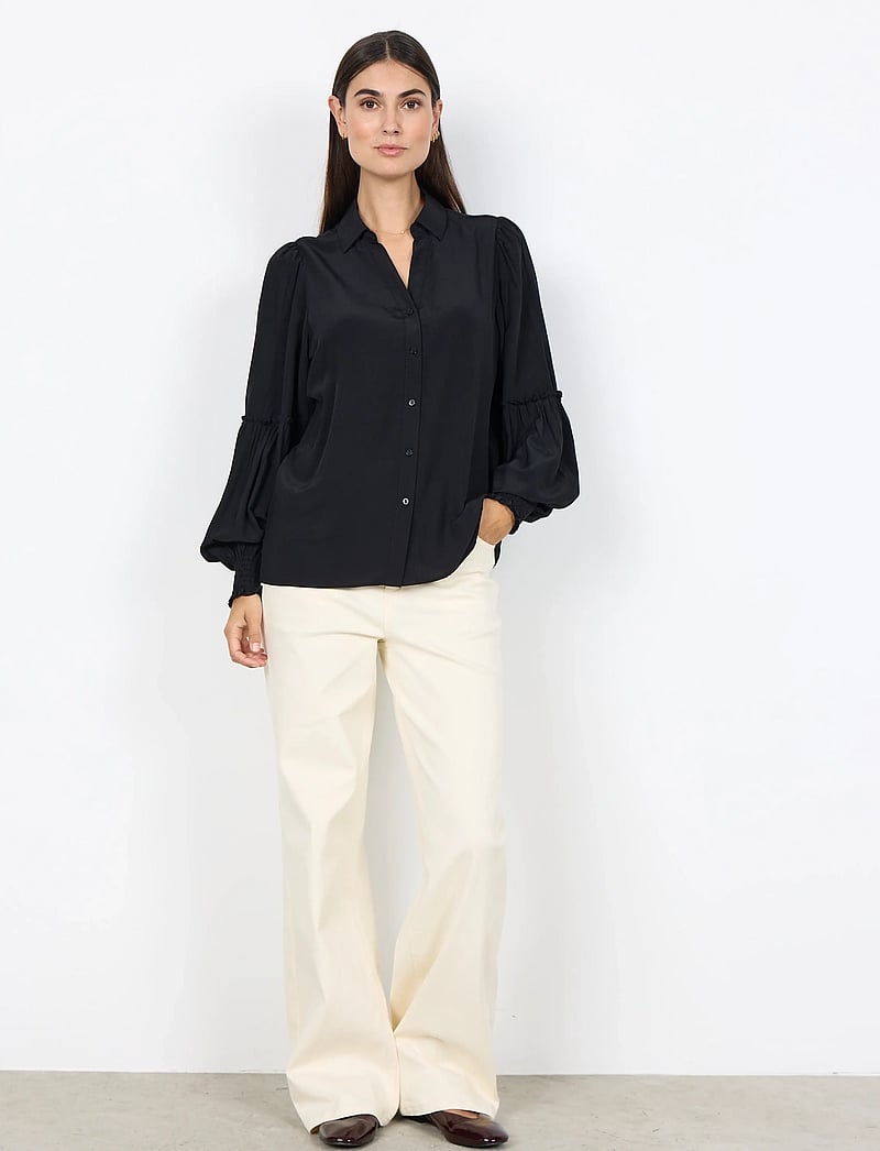 Soyaconcept - SC-BARBEL - langärmlige hemden - 9999 black - 3