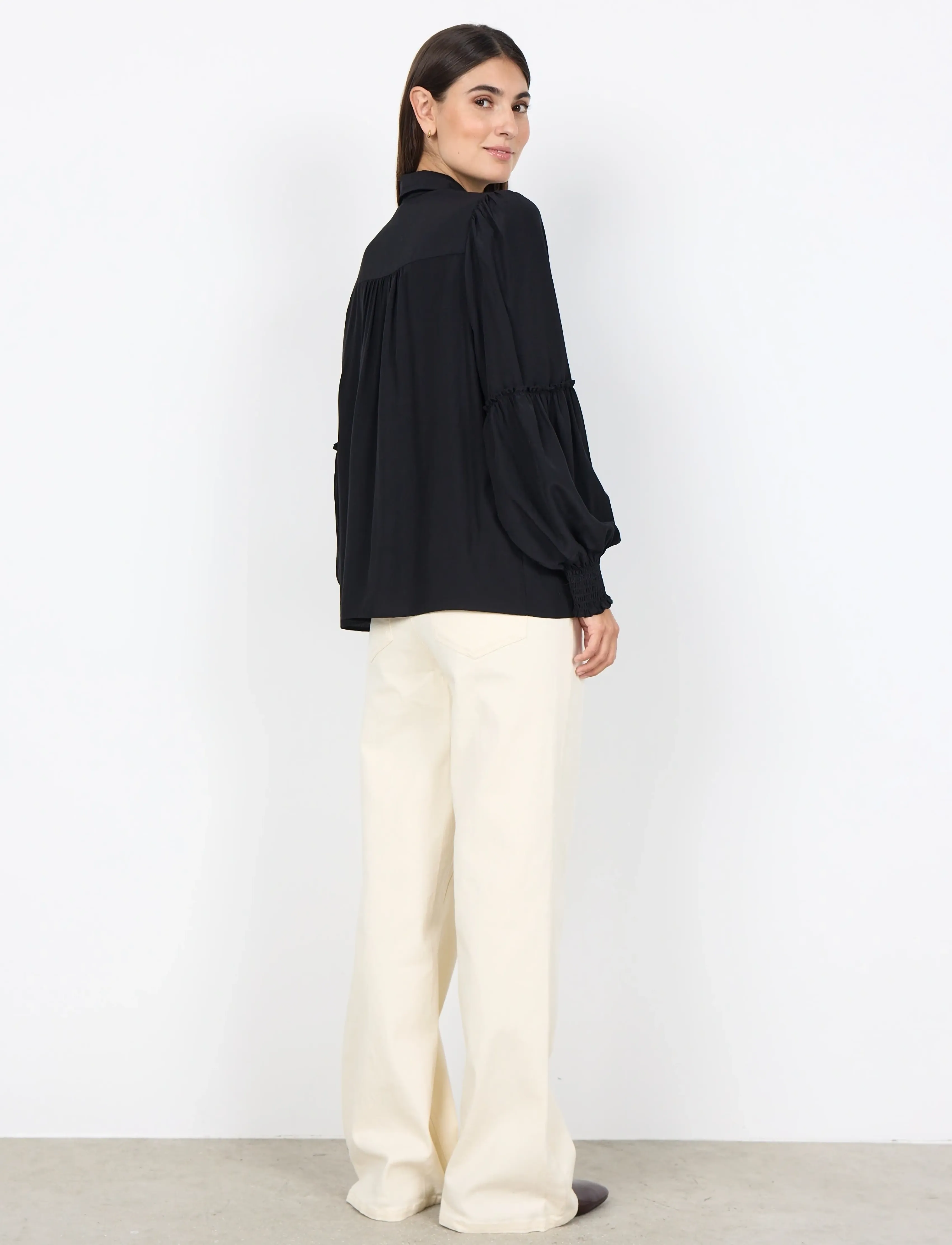 Soyaconcept - SC-BARBEL - långärmade skjortor - 9999 black - 4