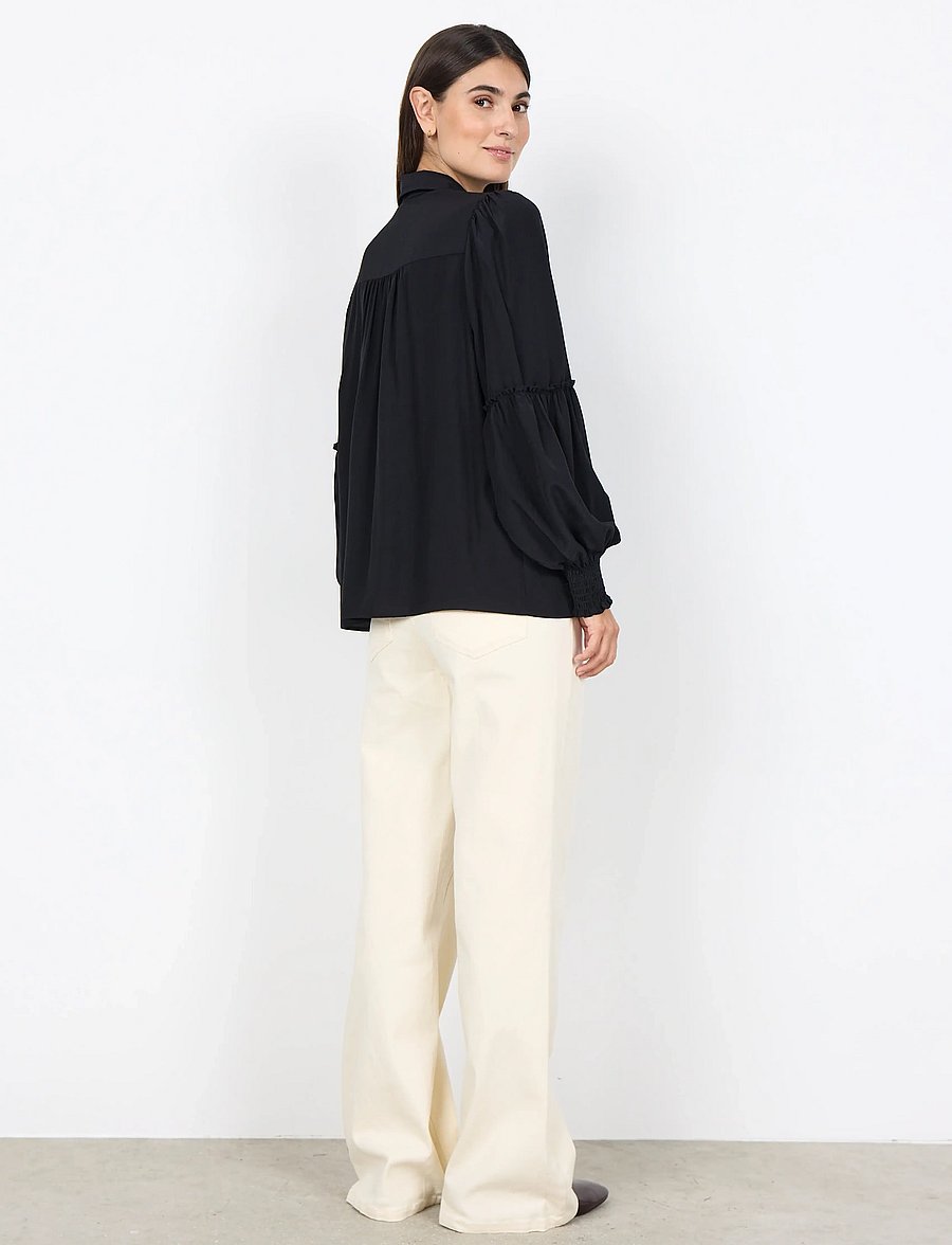 Soyaconcept - SC-BARBEL - langärmlige hemden - 9999 black - 4