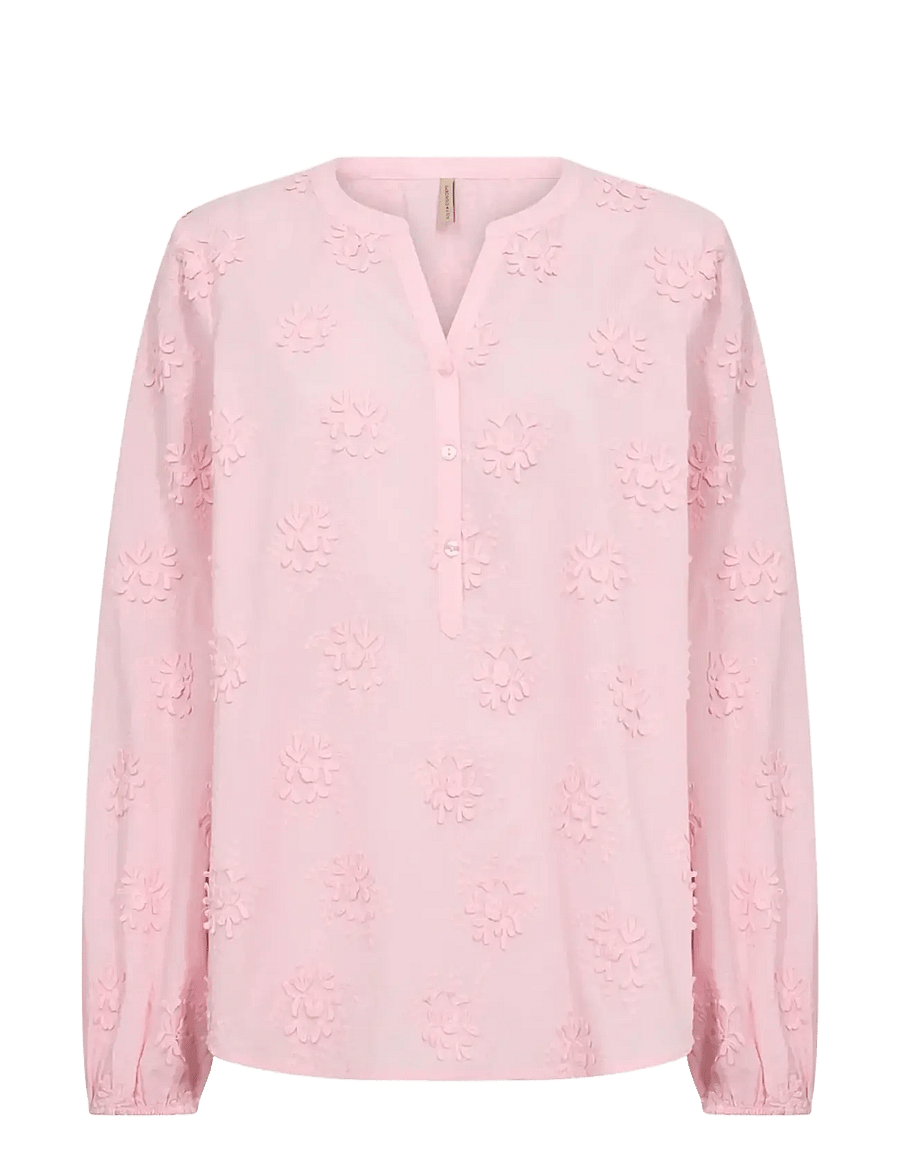 Soyaconcept - SC-BARBRA - pikkade varrukatega pluusid - 4120 rose - 1
