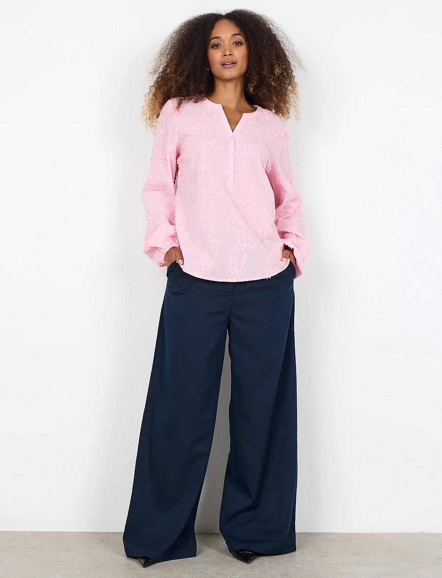 Soyaconcept - SC-BARBRA - pikkade varrukatega pluusid - 4120 rose - 4