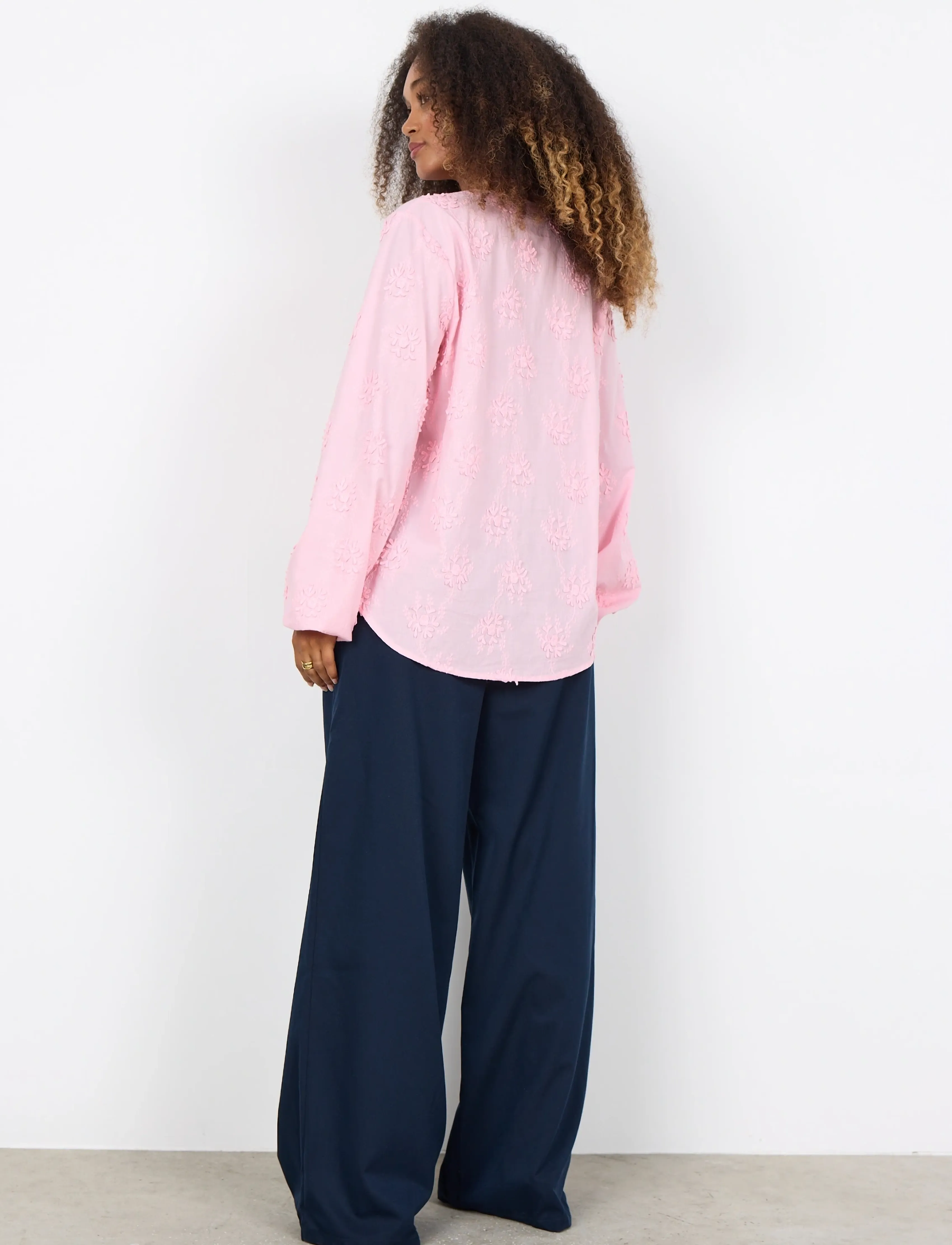 Soyaconcept - SC-BARBRA - pikkade varrukatega pluusid - 4120 rose - 5