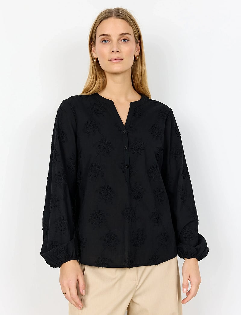 Soyaconcept - SC-BARBRA - långärmade blusar - 9999 black - 0