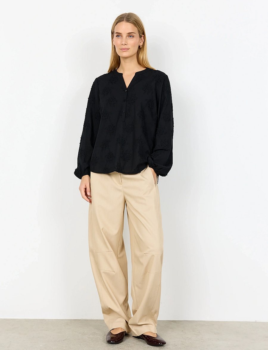 Soyaconcept - SC-BARBRA - pitkähihaiset puserot - 9999 black - 3