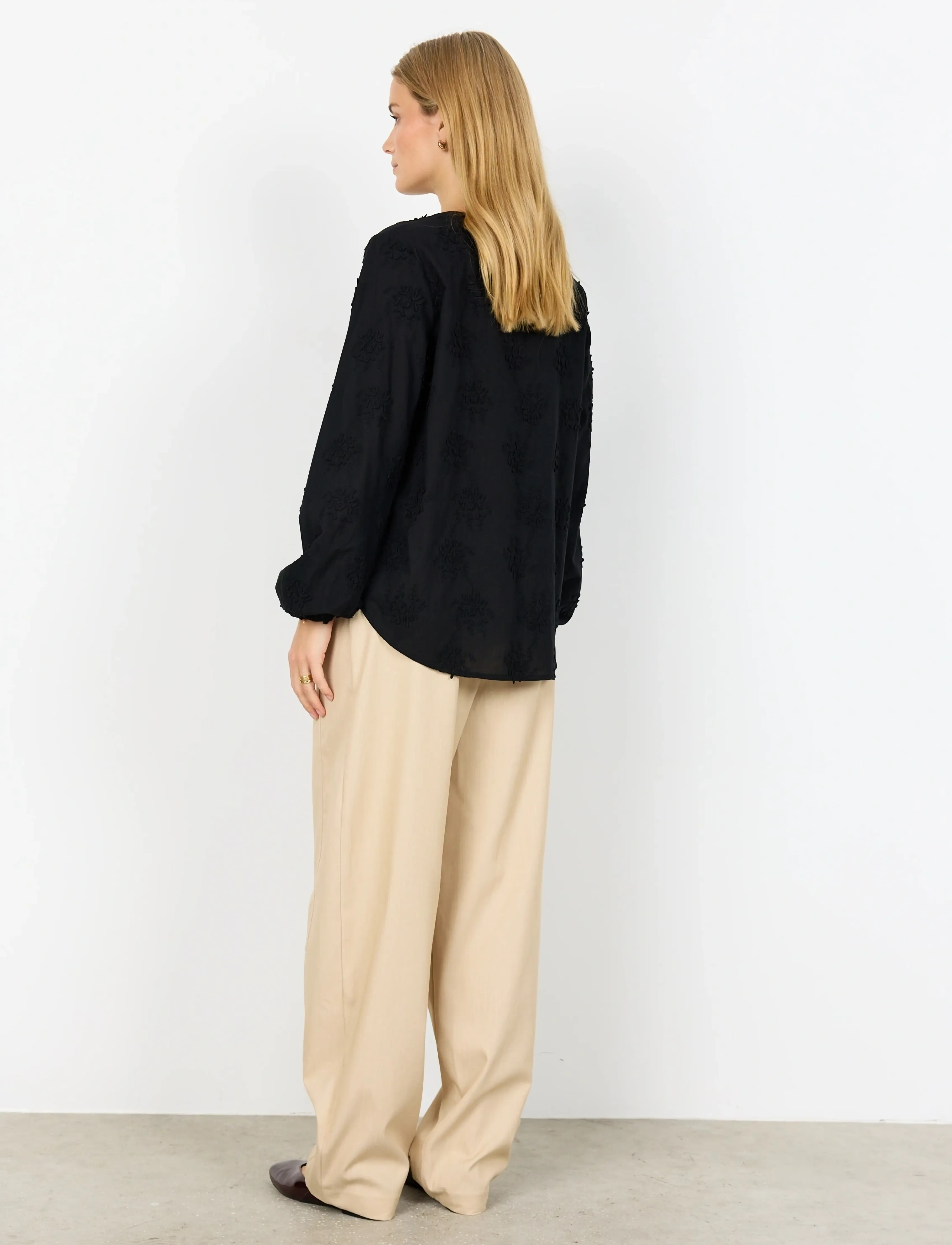 Soyaconcept - SC-BARBRA - langærmede bluser - 9999 black - 4