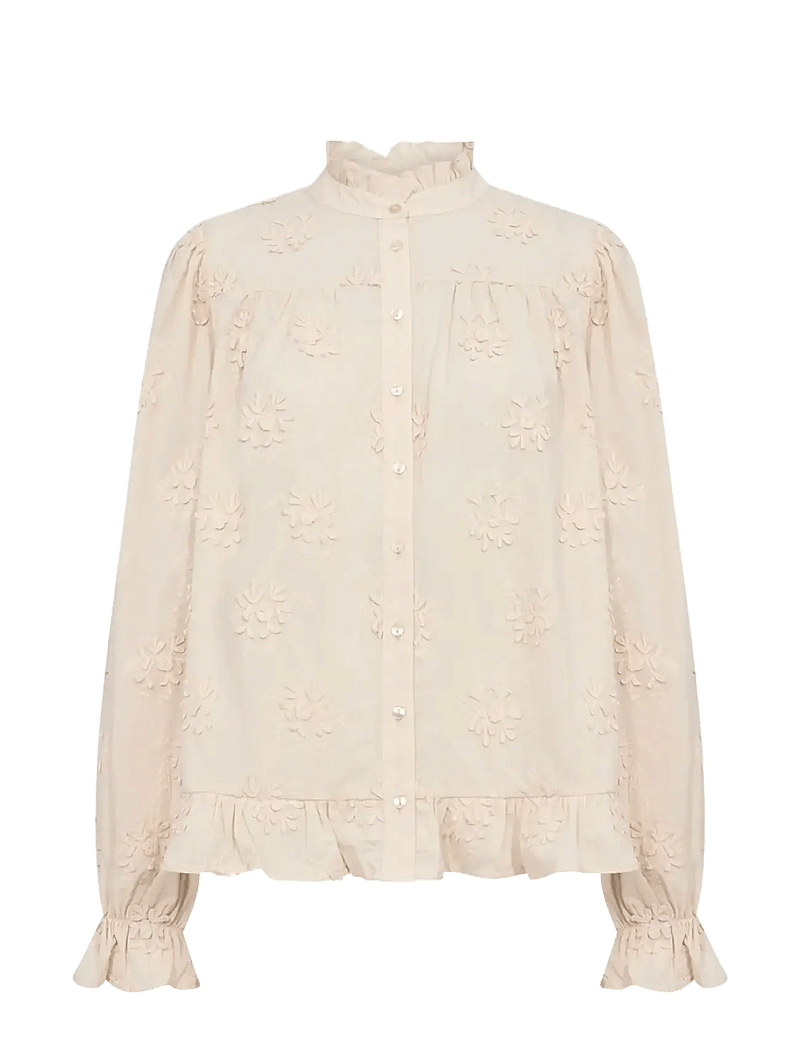 Soyaconcept - SC-BARBRA - langärmlige hemden - 1620 cream - 1