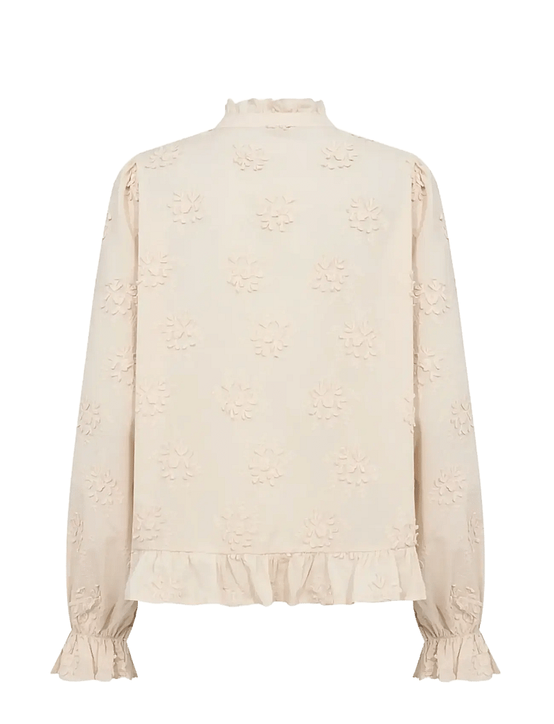 Soyaconcept - SC-BARBRA - langärmlige hemden - 1620 cream - 2