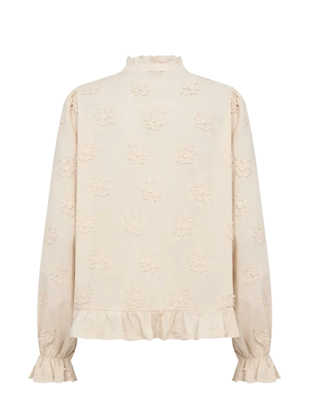 Soyaconcept - SC-BARBRA - langærmede bluser - 1620 cream - 2