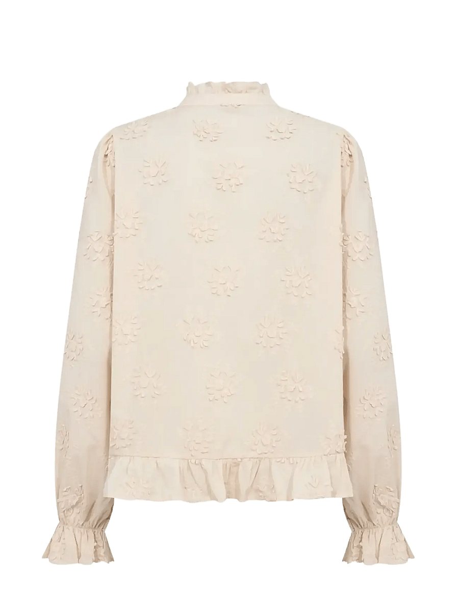Soyaconcept - SC-BARBRA - langærmede skjorter - 1620 cream - 2