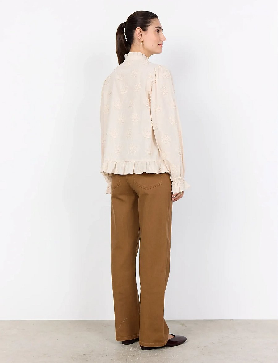 Soyaconcept - SC-BARBRA - langærmede skjorter - 1620 cream - 5