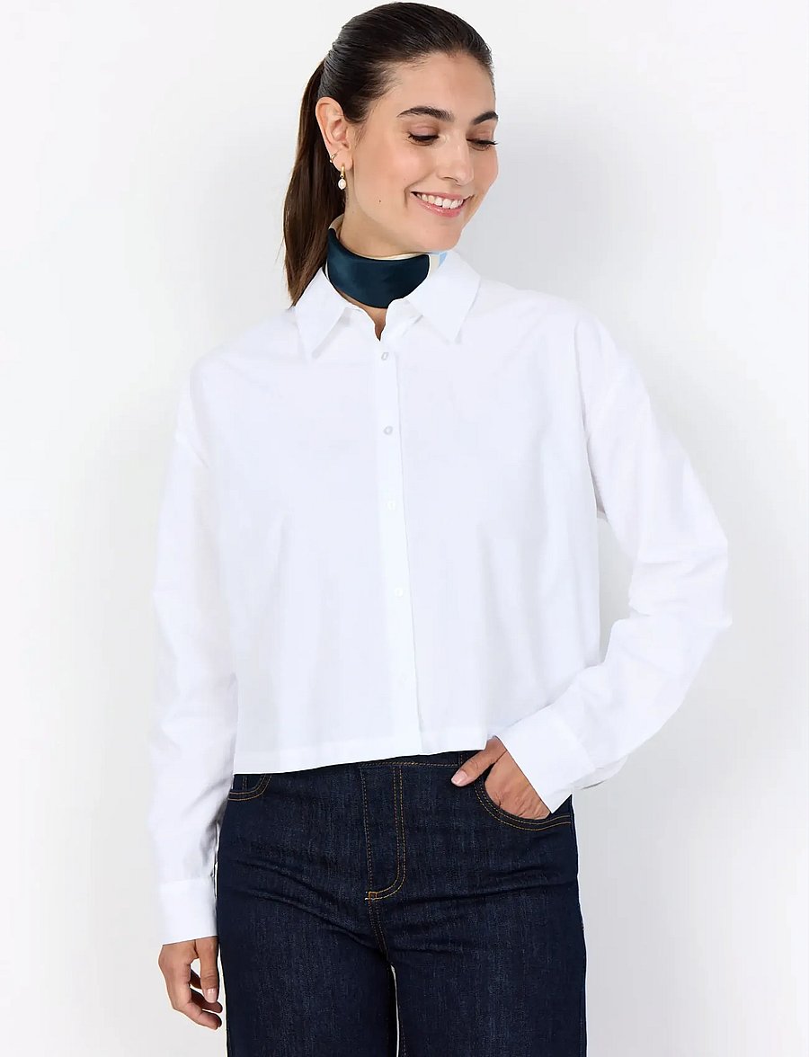 Soyaconcept - SC-NETTI - langærmede skjorter - 1000 white - 0