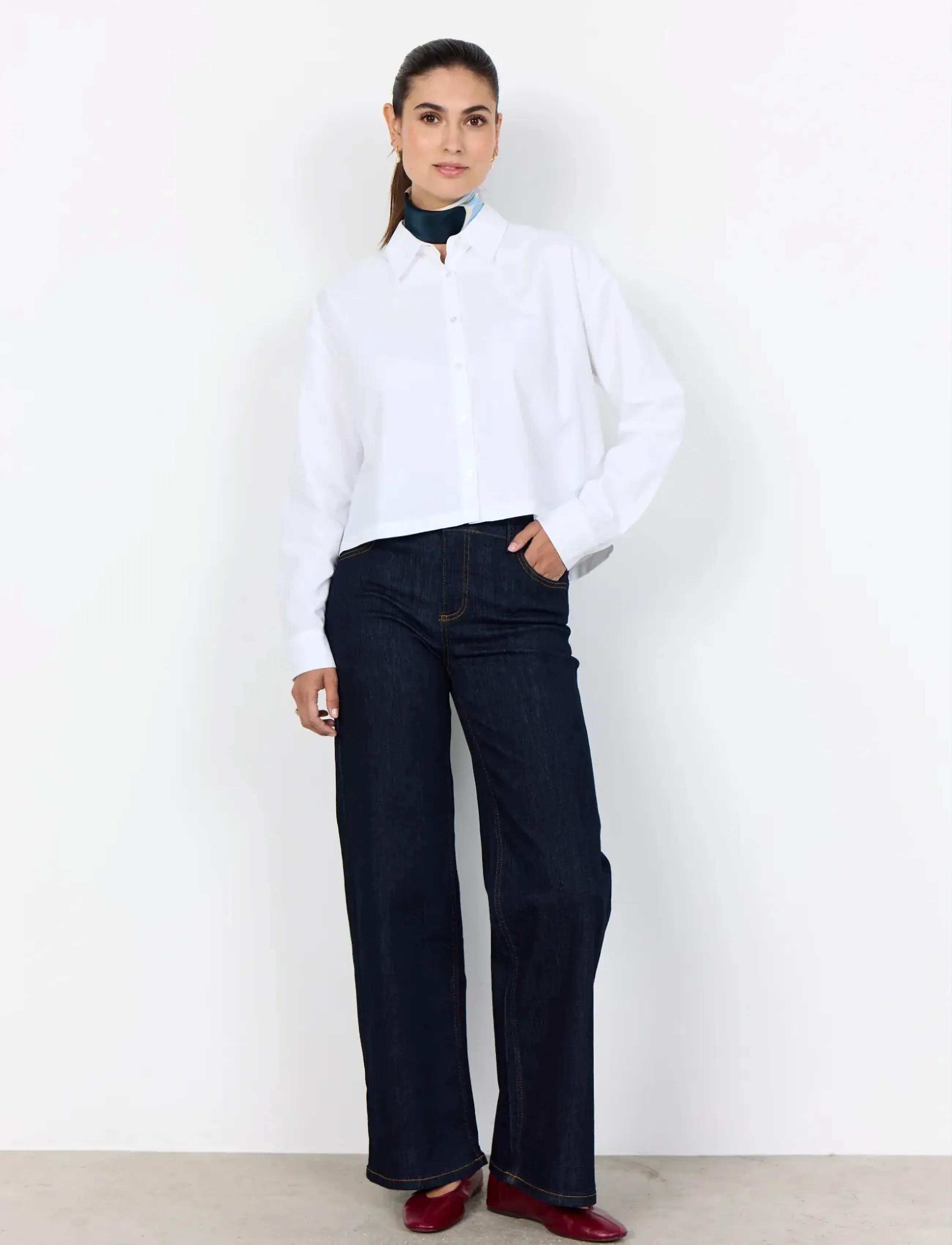 Soyaconcept - SC-NETTI - langærmede skjorter - 1000 white - 4