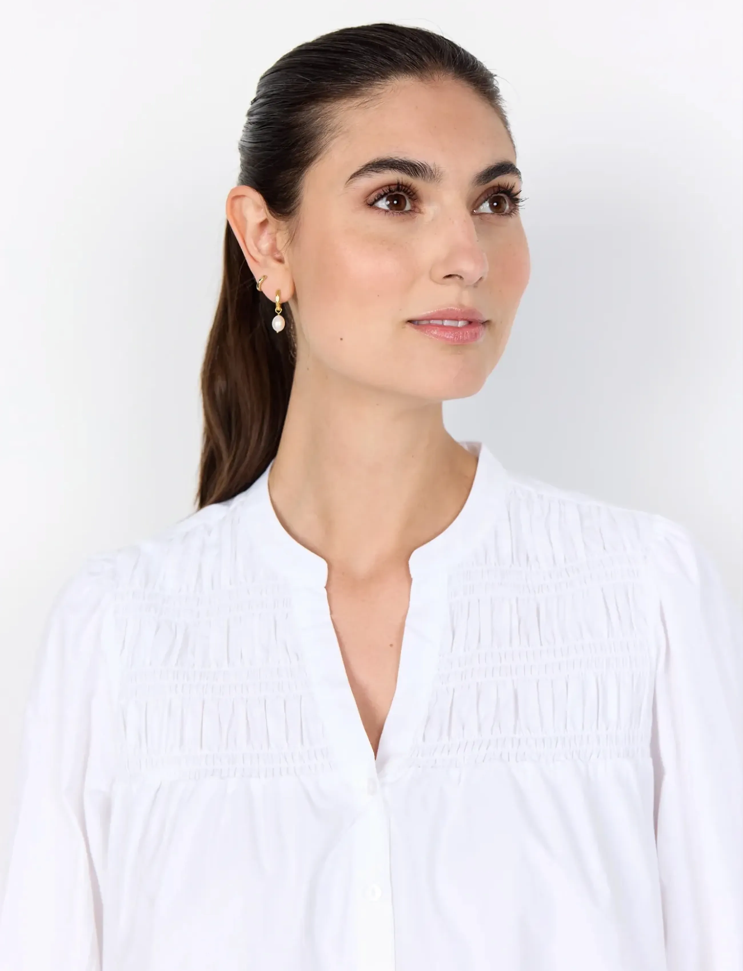 Soyaconcept - SC-NETTI - krekli ar garām piedurknēm - 1000 white - 5