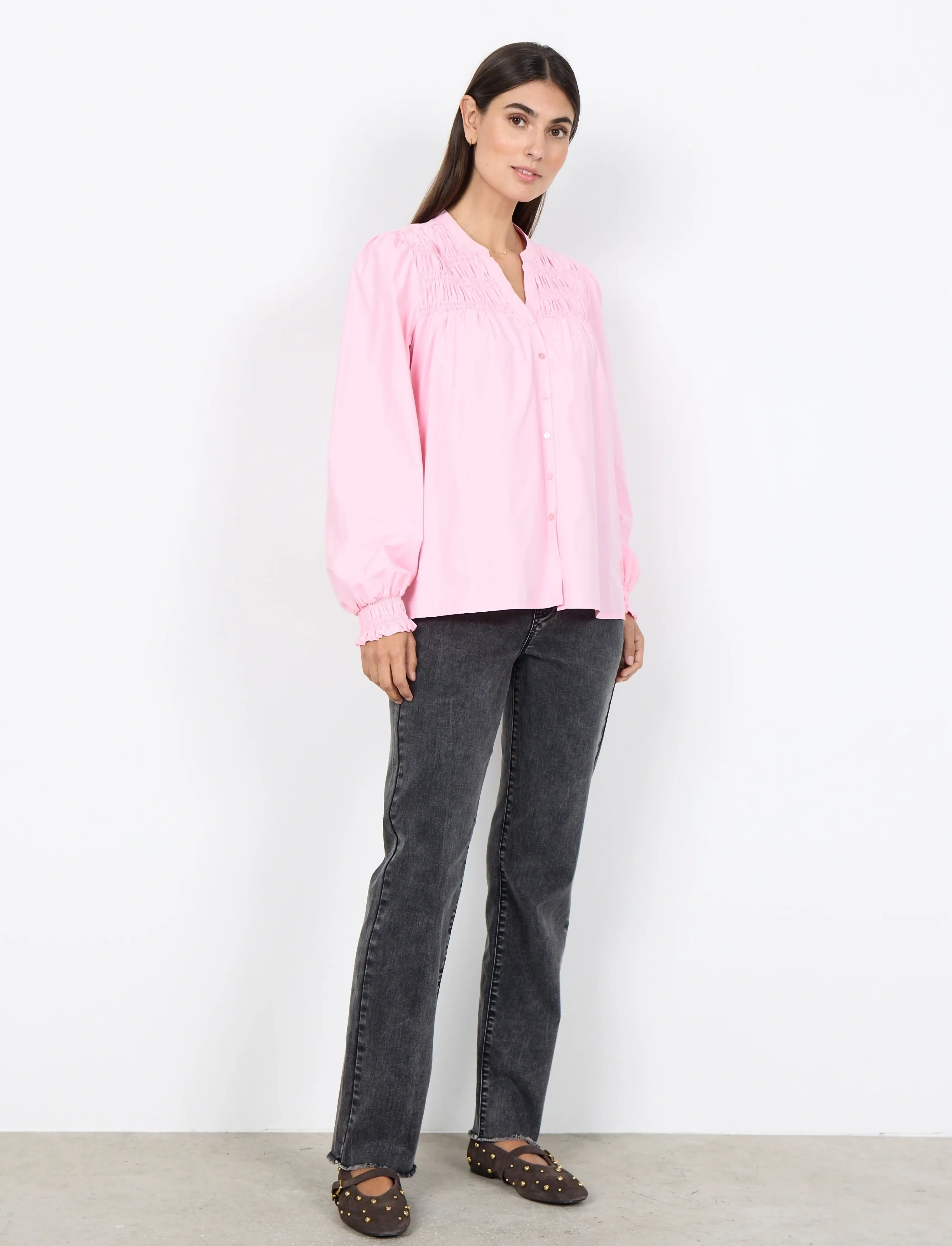 Soyaconcept - SC-NETTI - langärmlige hemden - 4120 rose - 3