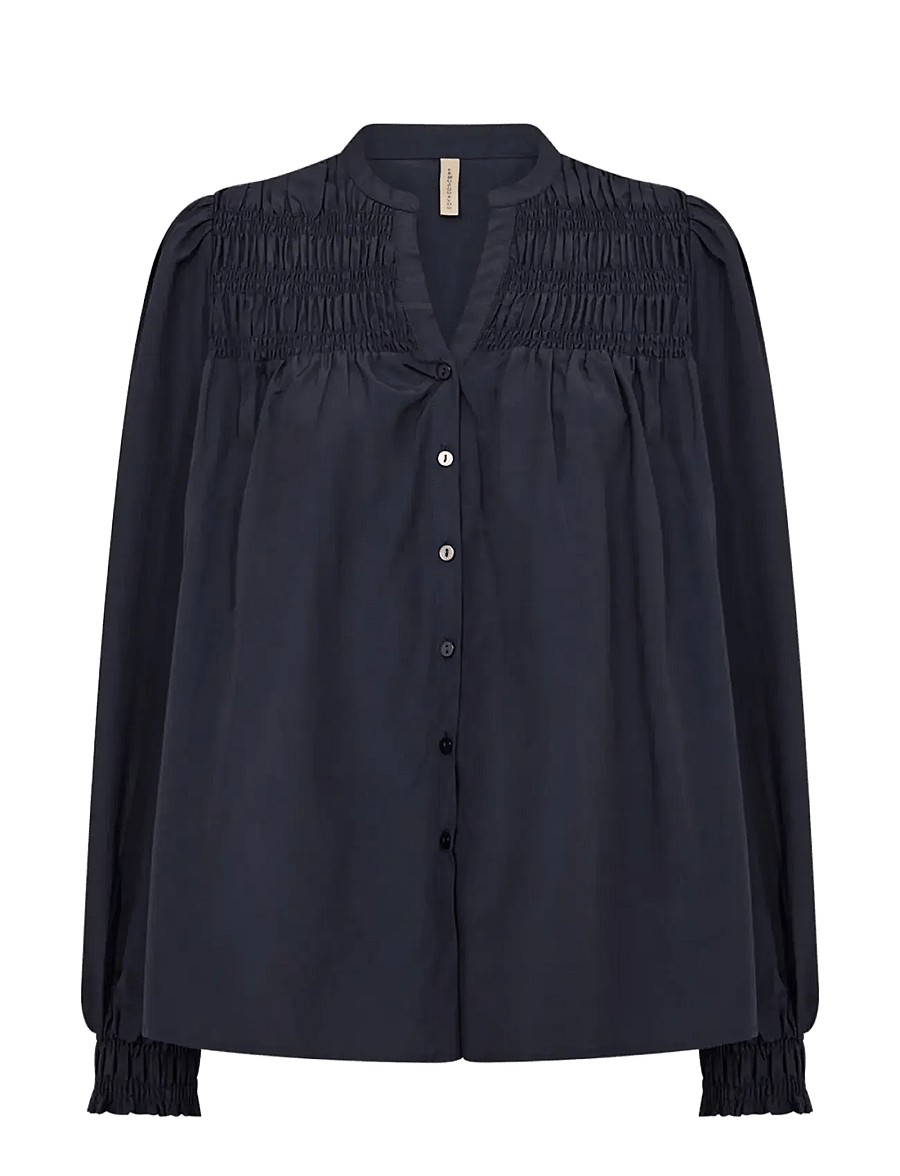 Soyaconcept - SC-NETTI - pikkade varrukatega särgid - 6910 navy - 1