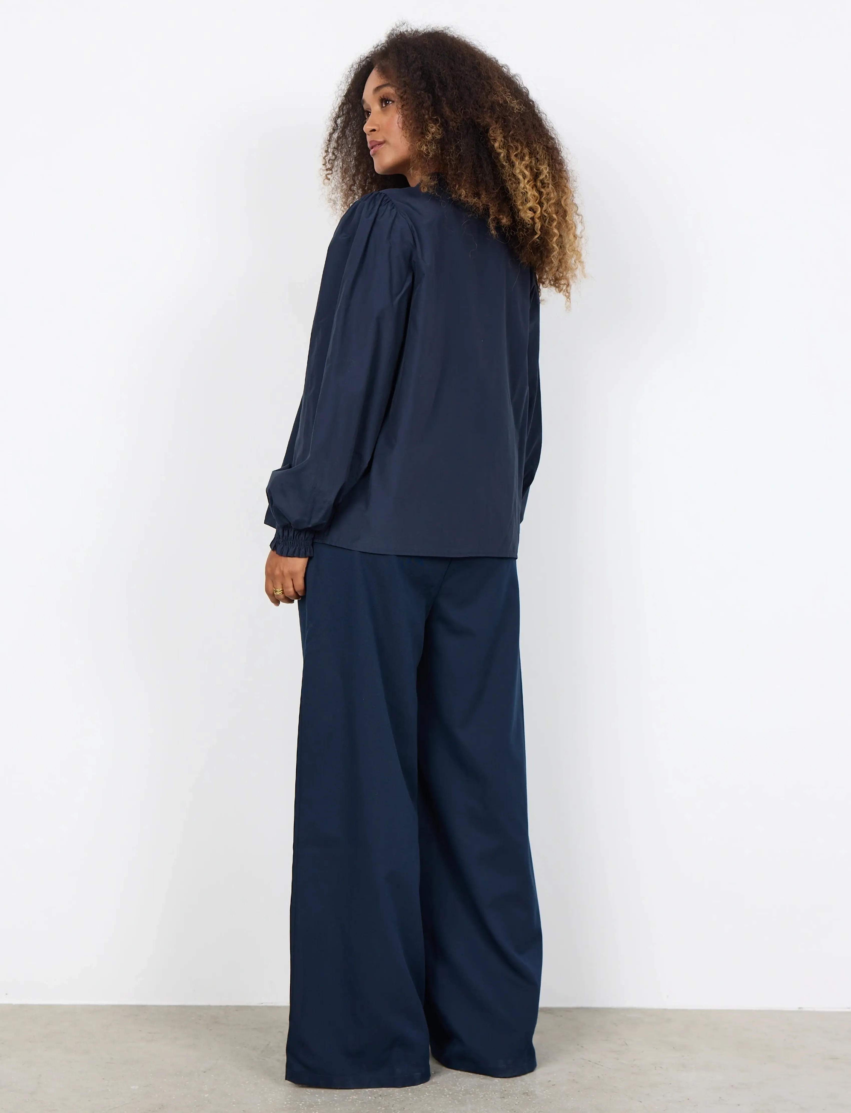 Soyaconcept - SC-NETTI - pikkade varrukatega särgid - 6910 navy - 4
