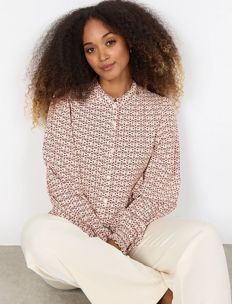 Soyaconcept - SC-BELLUA - langärmlige hemden - 4120c rose combi - 0