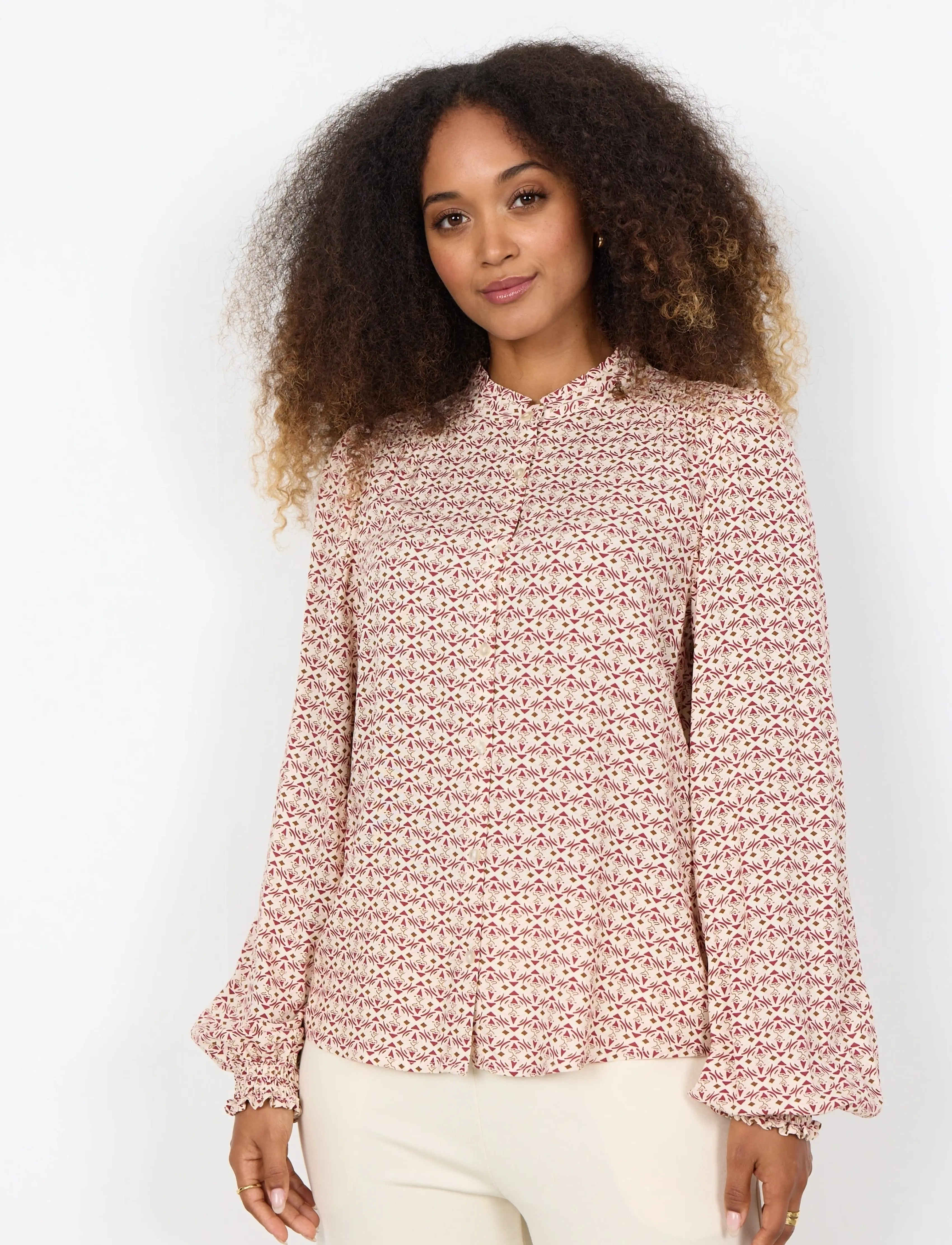 Soyaconcept - SC-BELLUA - langärmlige hemden - 4120c rose combi - 3