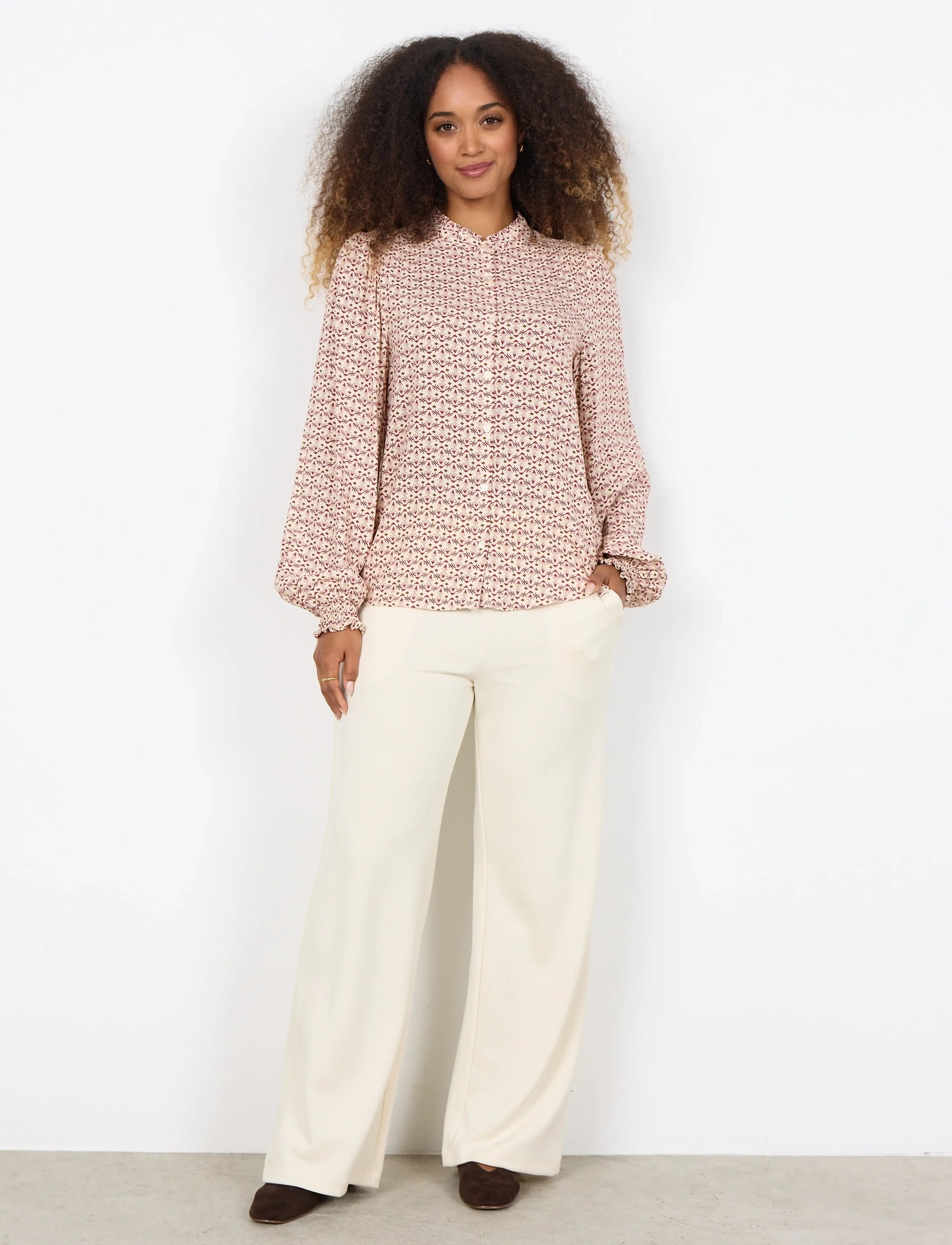 Soyaconcept - SC-BELLUA - langärmlige hemden - 4120c rose combi - 4