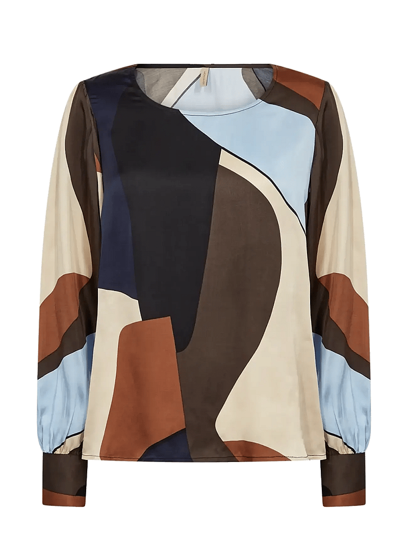 Soyaconcept - SC-BELL - langärmlige blusen - 6250 windsurfer combi - 1
