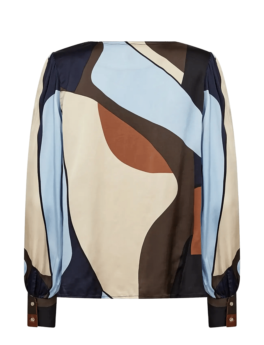 Soyaconcept - SC-BELL - langärmelige blusen - 6250 windsurfer combi - 2
